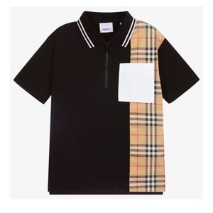 Boys burberry polo shirt